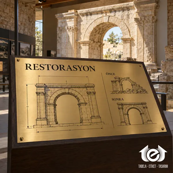 Asit İndirme Etiket – Restorasyon açıklama ve çizim paneli