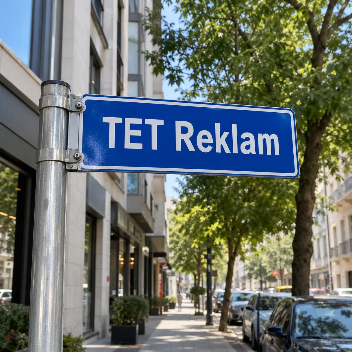 Cadde ve Sokak Levhası
