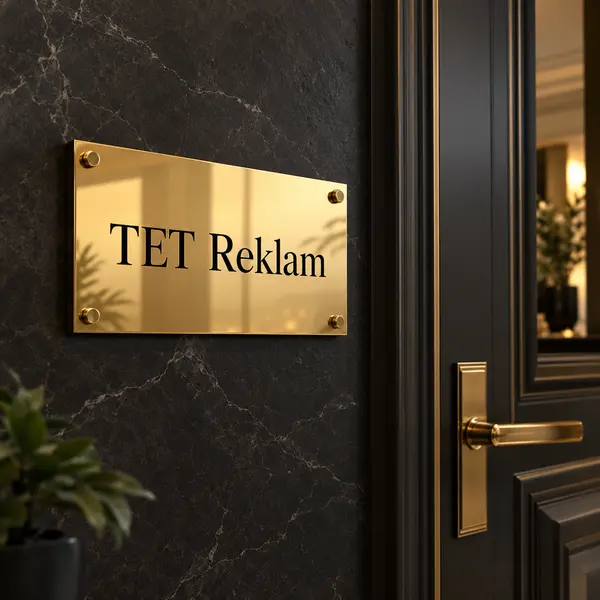 Düz Kapı İsimliği örnek görsel 11