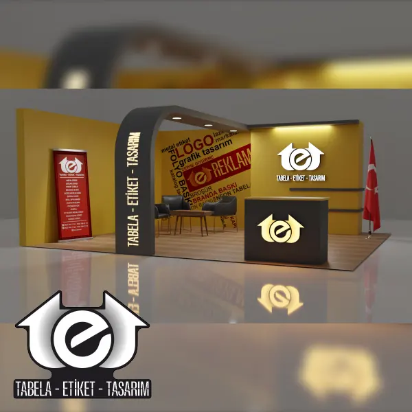 Fuar Promosyon Masası (Display Stand) örnek görsel 2