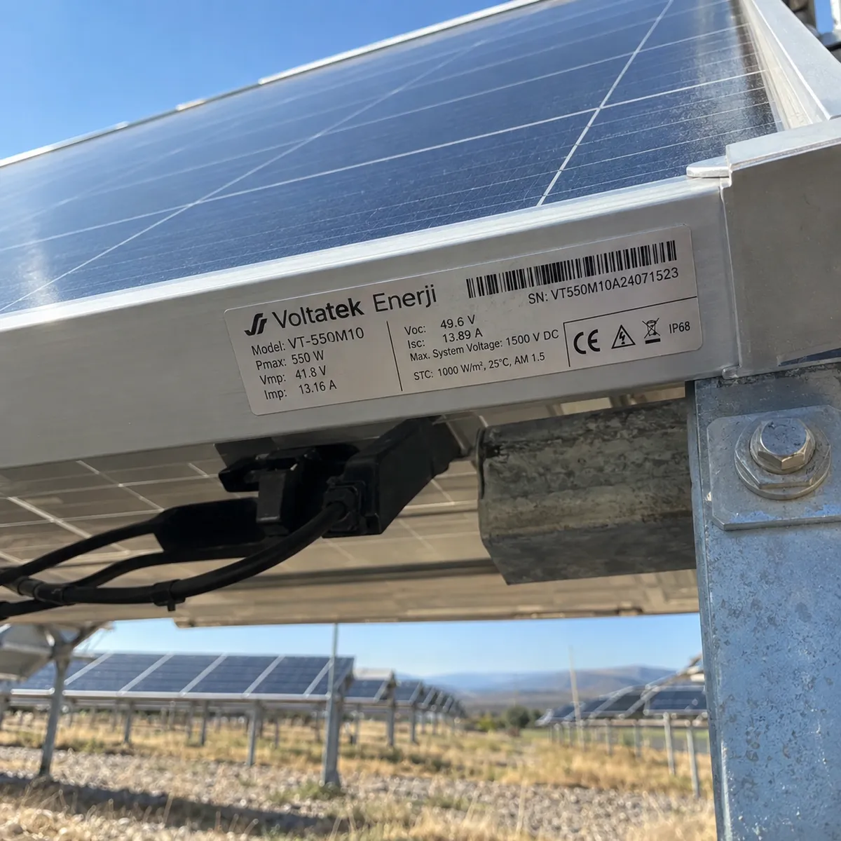GES / Solar Panel Etiketi
