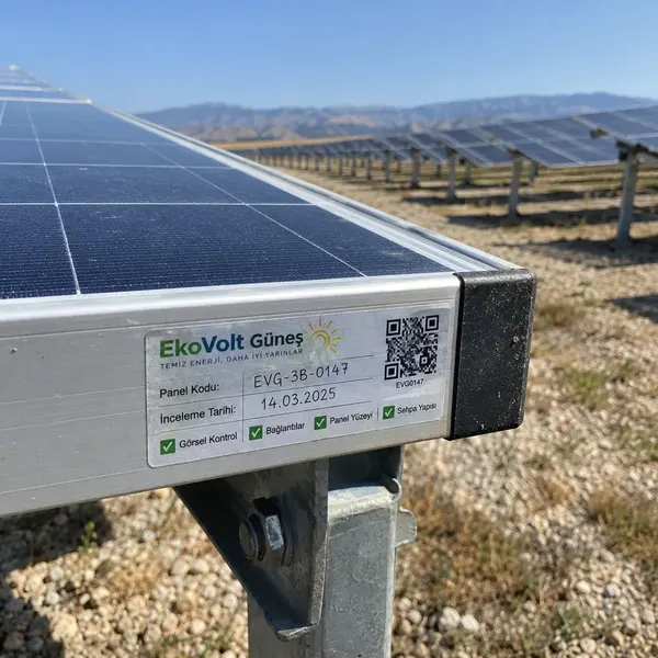 GES ve Solar Panel Etiketi örnek görsel 6