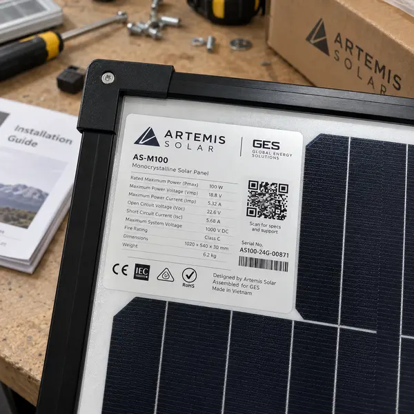 GES ve Solar Panel Etiketi örnek görsel 7