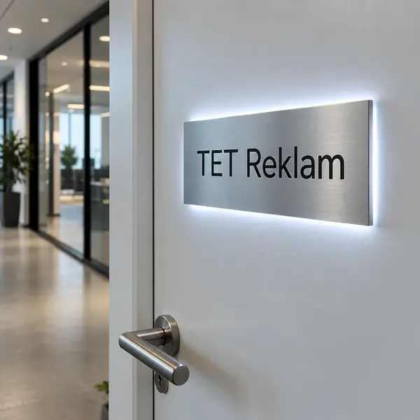 Işıklı (LED) Kapı İsimliği örnek görsel 1