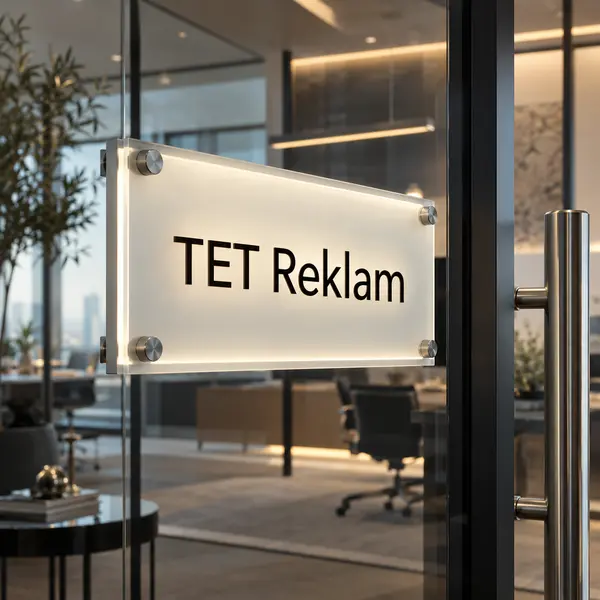 Işıklı (LED) Kapı İsimliği örnek görsel 4