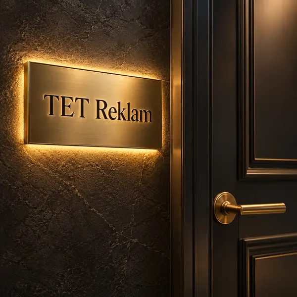 Işıklı (LED) Kapı İsimliği örnek görsel 6