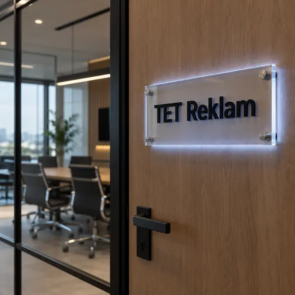 Işıklı (LED) Kapı İsimliği örnek görsel 7