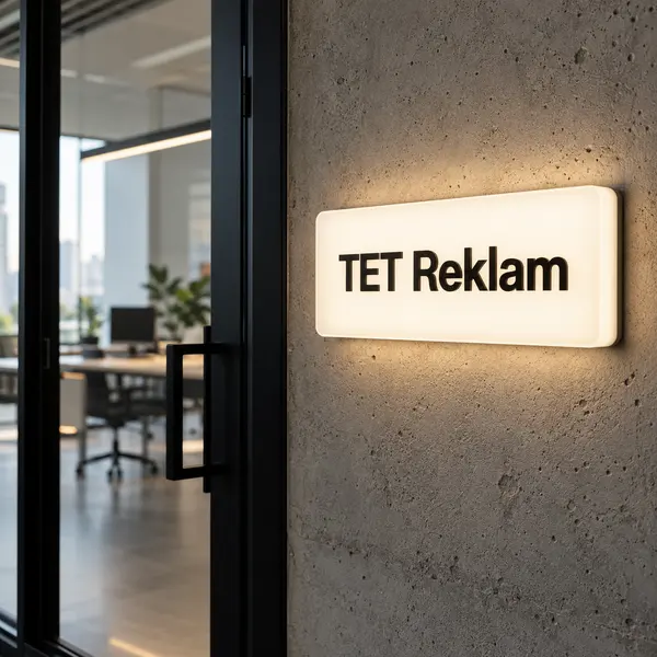 Işıklı (LED) Kapı İsimliği örnek görsel 9