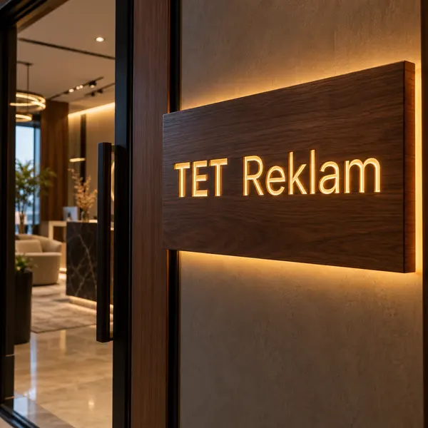 Işıklı (LED) Kapı İsimliği örnek görsel 10