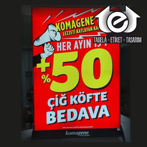 Lightbox (Işıklı Kutu) Tabela