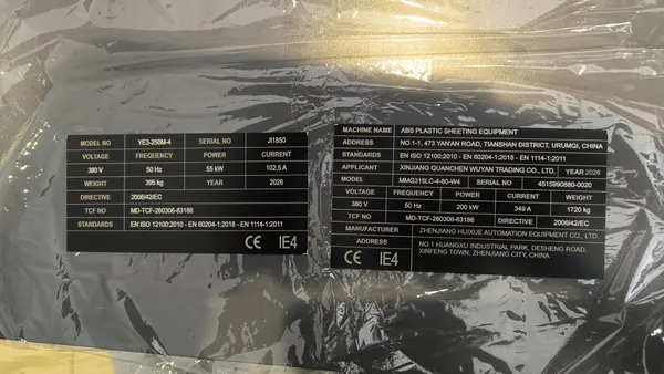 Makine Etiketi ve Panel Etiketi Üretimi örnek uygulama fotoğrafı 5