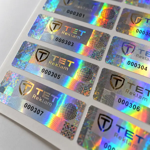 Numaratörlü Etiket (Hologram, Seri Numaralı) örnek görsel 1