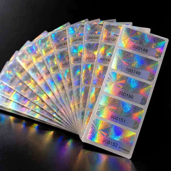 Numaratörlü Etiket (Hologram, Seri Numaralı) örnek görsel 5