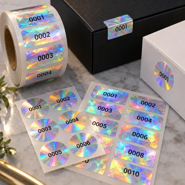 Numaratörlü Etiket (Hologram, Seri Numaralı) örnek görsel 7