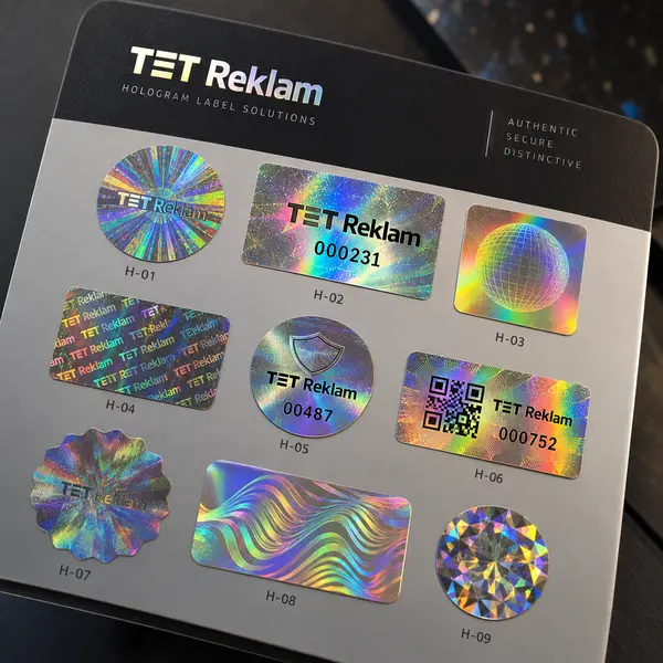 Numaratörlü Etiket (Hologram, Seri Numaralı) örnek görsel 11