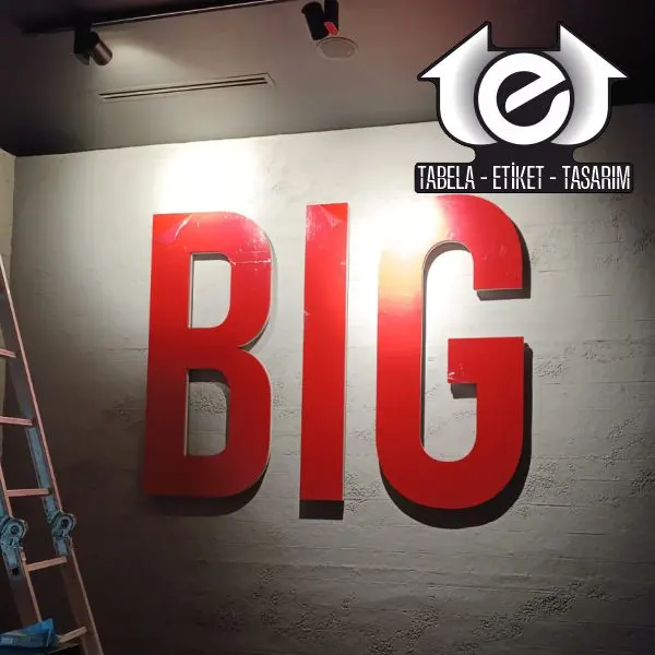 Pleksi Logo Tabela ve Harf Kesim örnek uygulama fotoğrafı 2