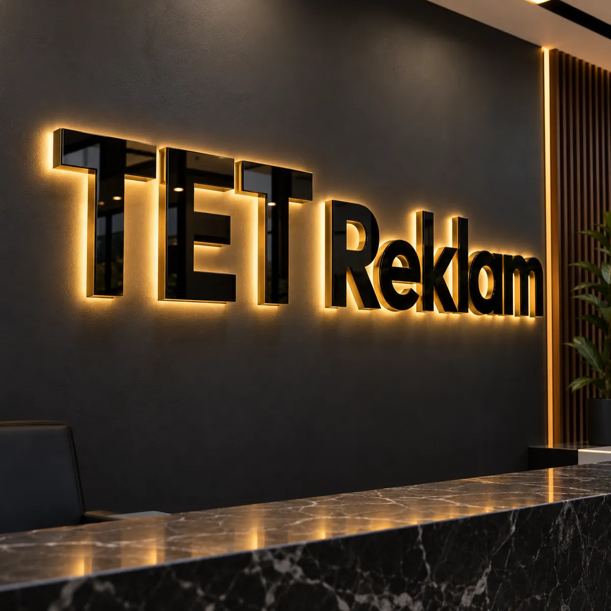 Pleksi Logo ve Harf Kesim (Aynalı Dekota / Lamplex)